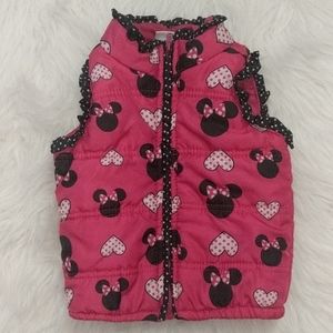 MINNIE MOUSE Disney Sleeveless Puffer Jacket